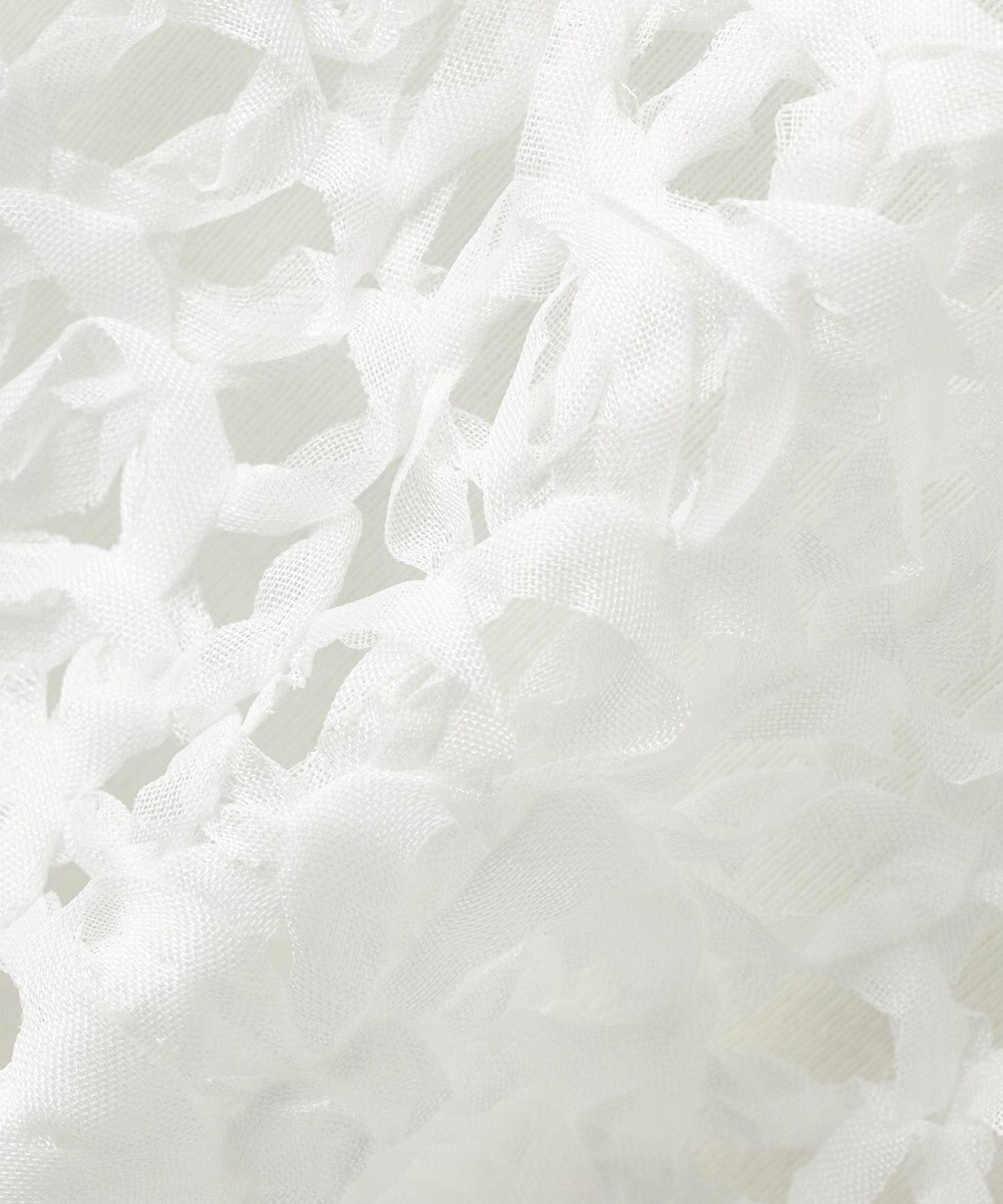 23区 【GOLD LABEL】オーガンジーテープエンブロイダリー ブラウス 