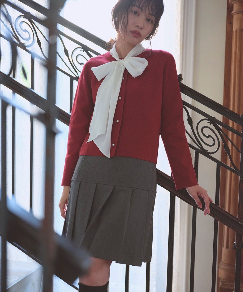 Feroux プリーツミニ スカート 