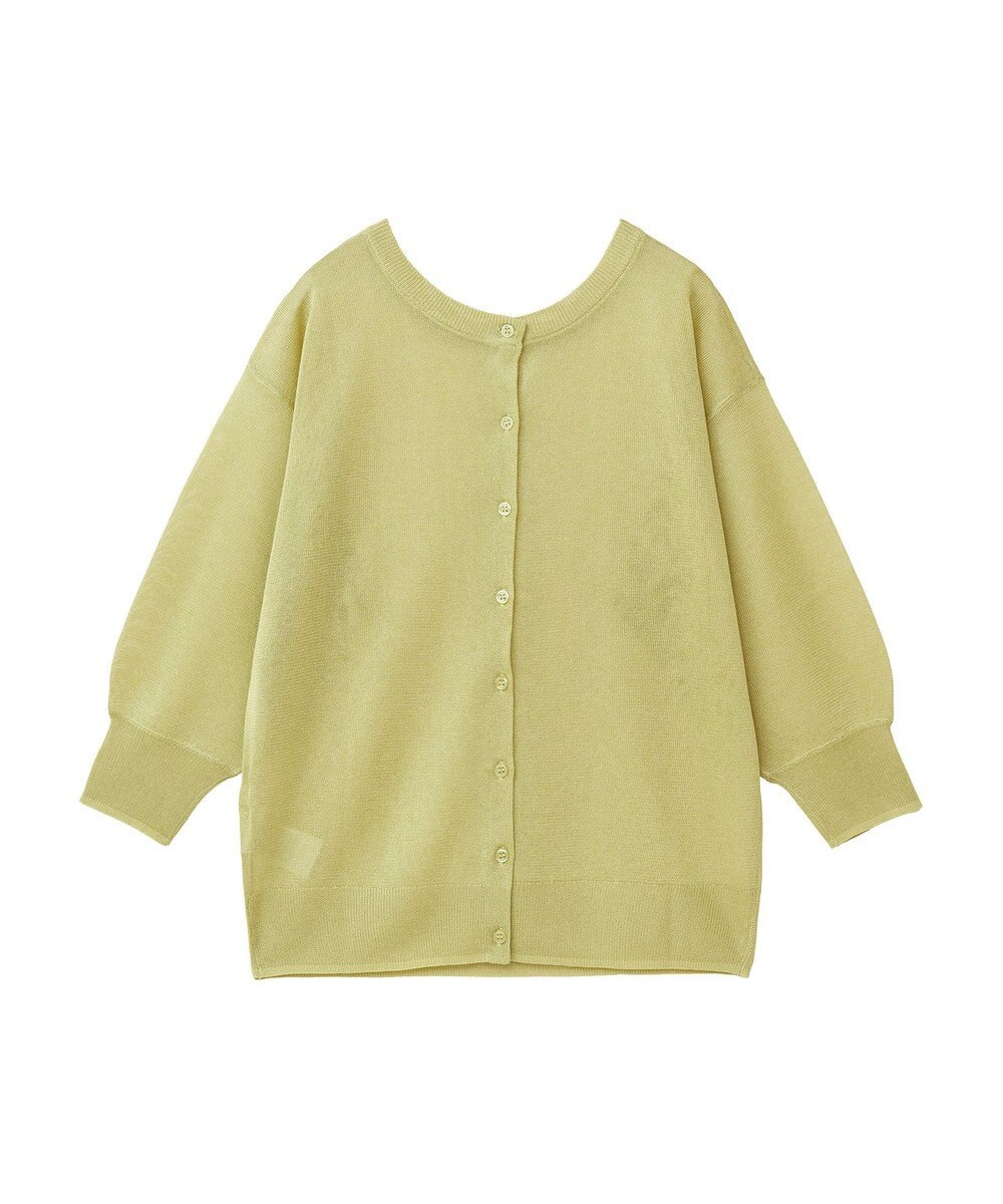 Green Parks ２ｗａｙ　７分袖ブライトシアーニットプルオーバー 