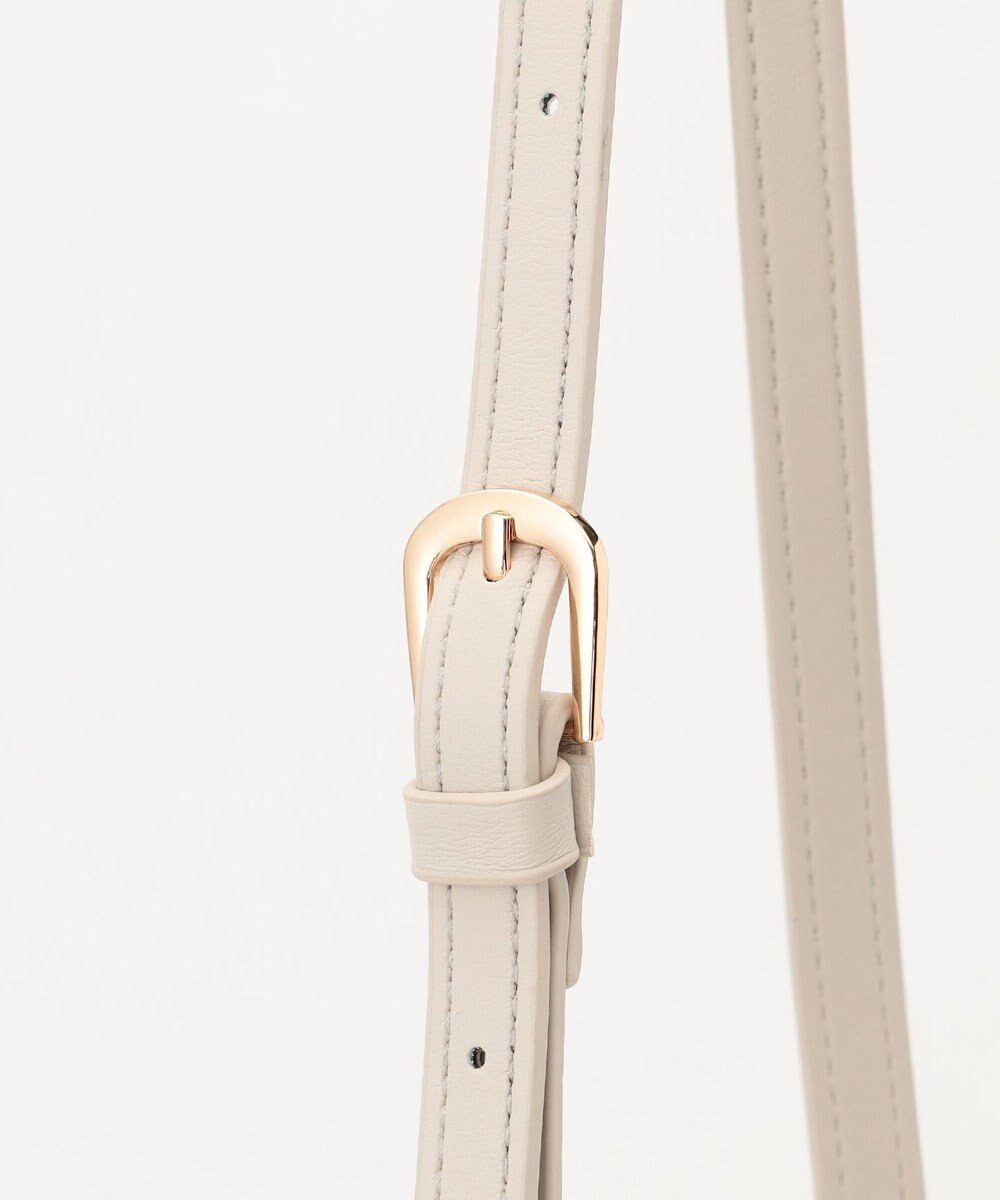 LA BAGAGERIE ランダムプリーツショルダーバッグ タテ 