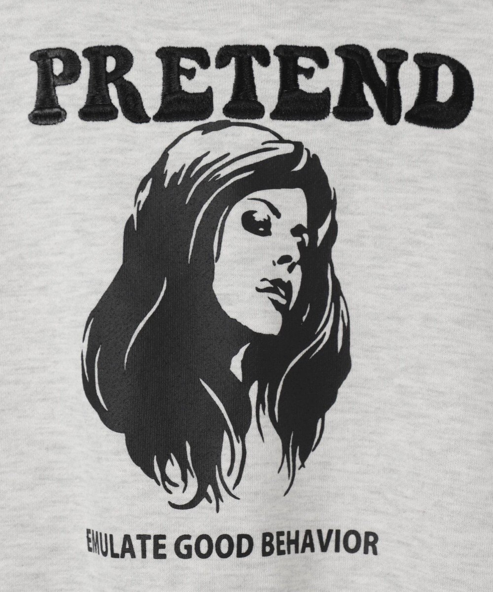 WEGO ガールプリントプルパーカー 