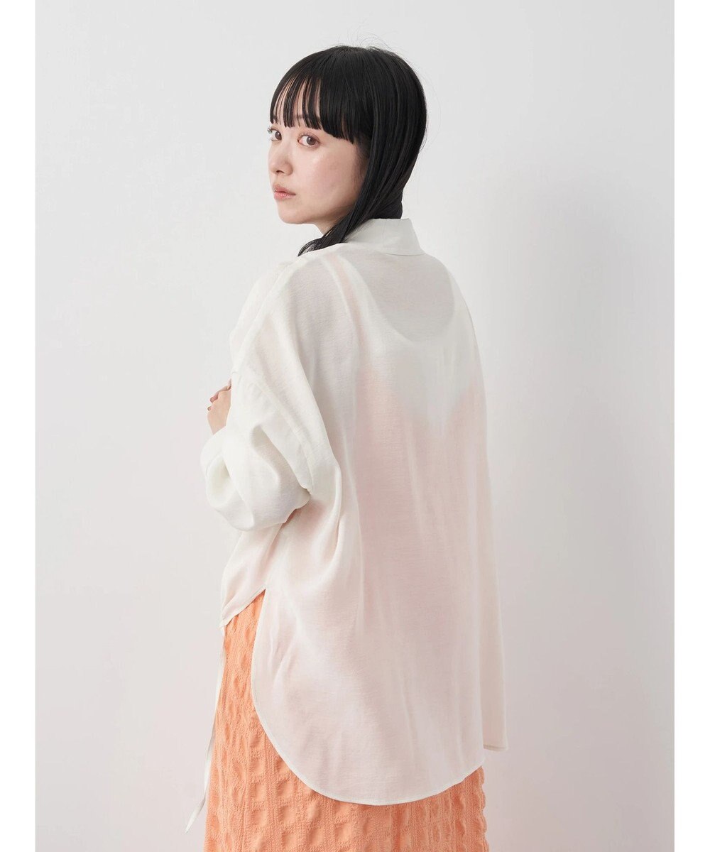 earth music&ecology ドロスト羽織シャツ 