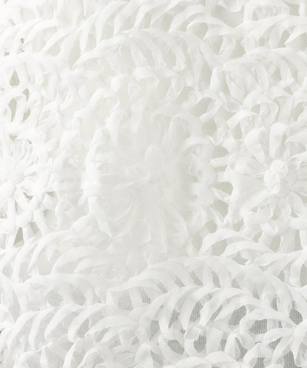 23区 【GOLD LABEL】オーガンジーテープエンブロイダリー ブラウス 