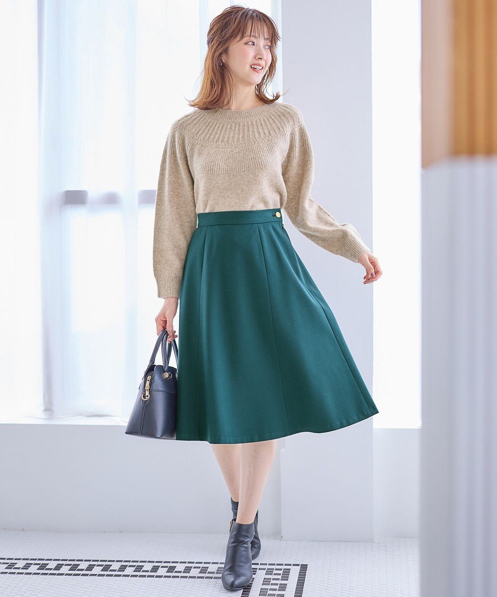 ANY SIS 【セットアップ対応】サーモ2WAYストレッチ スカート 