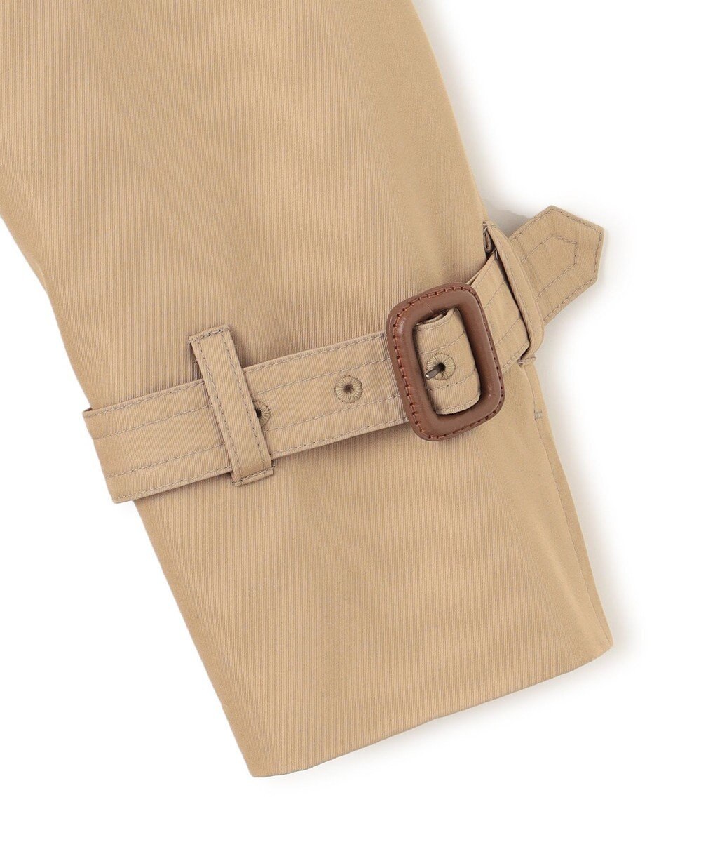 23区 コットンポリエステルギャバジン ロング トレンチコート 