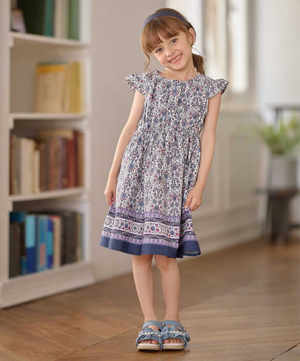 ANY KIDS 【WEB限定柄有】総柄 サマー ワンピース 