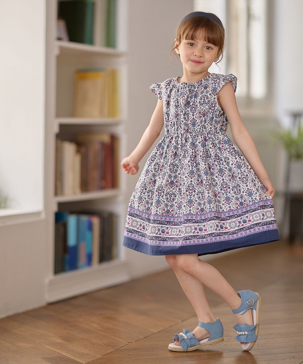 ANY KIDS 【WEB限定柄有】総柄 サマー ワンピース 