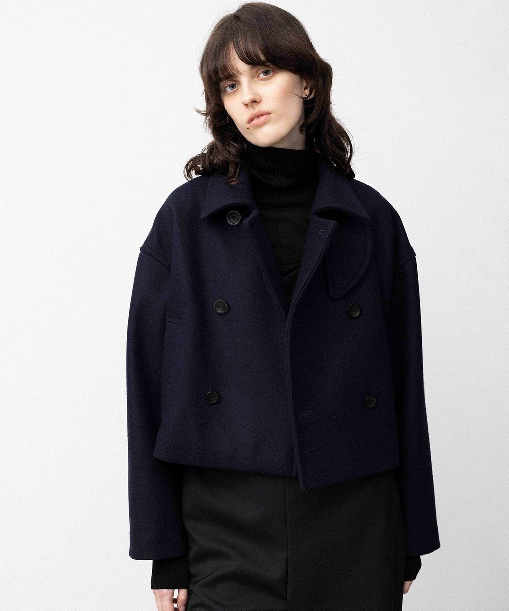 NAVE 【Nave】ダブルメルトン ショートPコート 