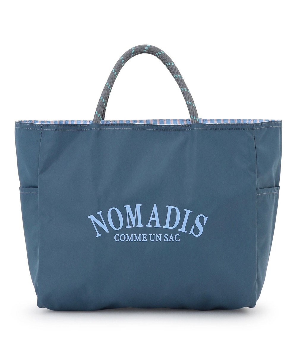 23区 【23区別注/WEB&一部店舗限定】NOMADIS SAC ストライプ ロゴ トートバッグ 
