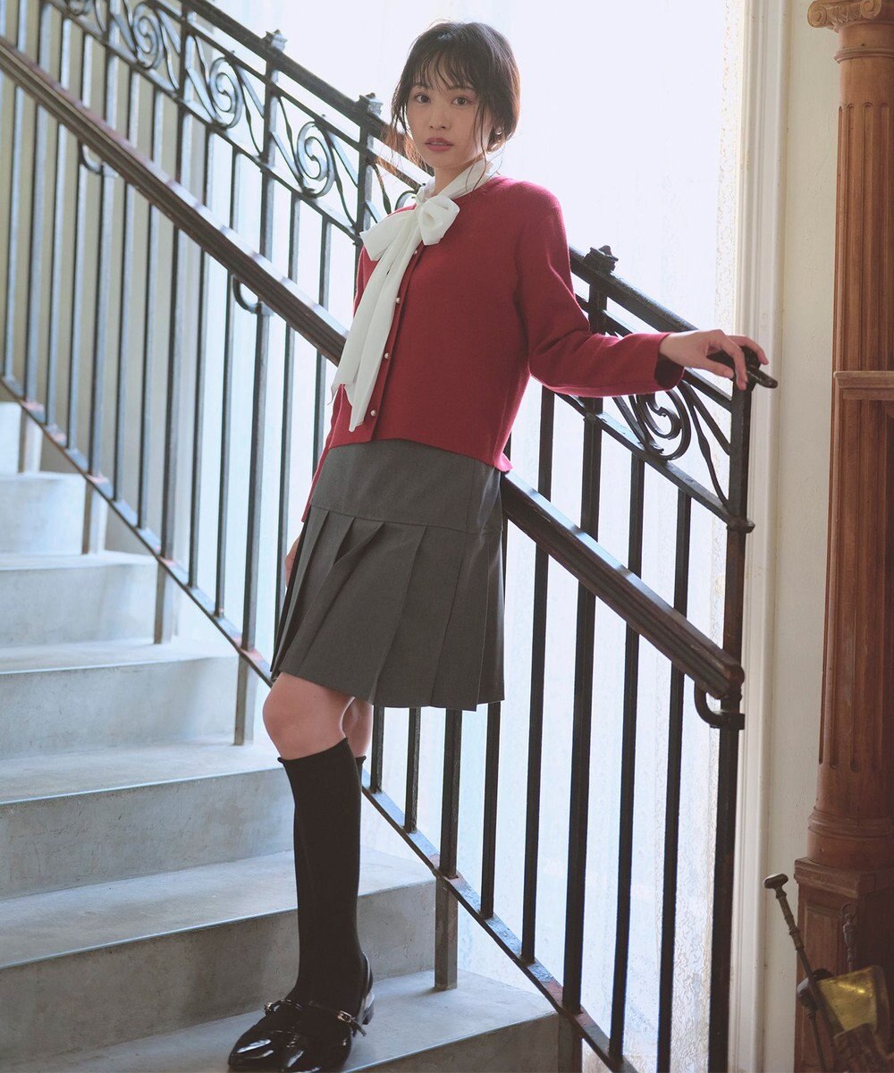 Feroux プリーツミニ スカート 