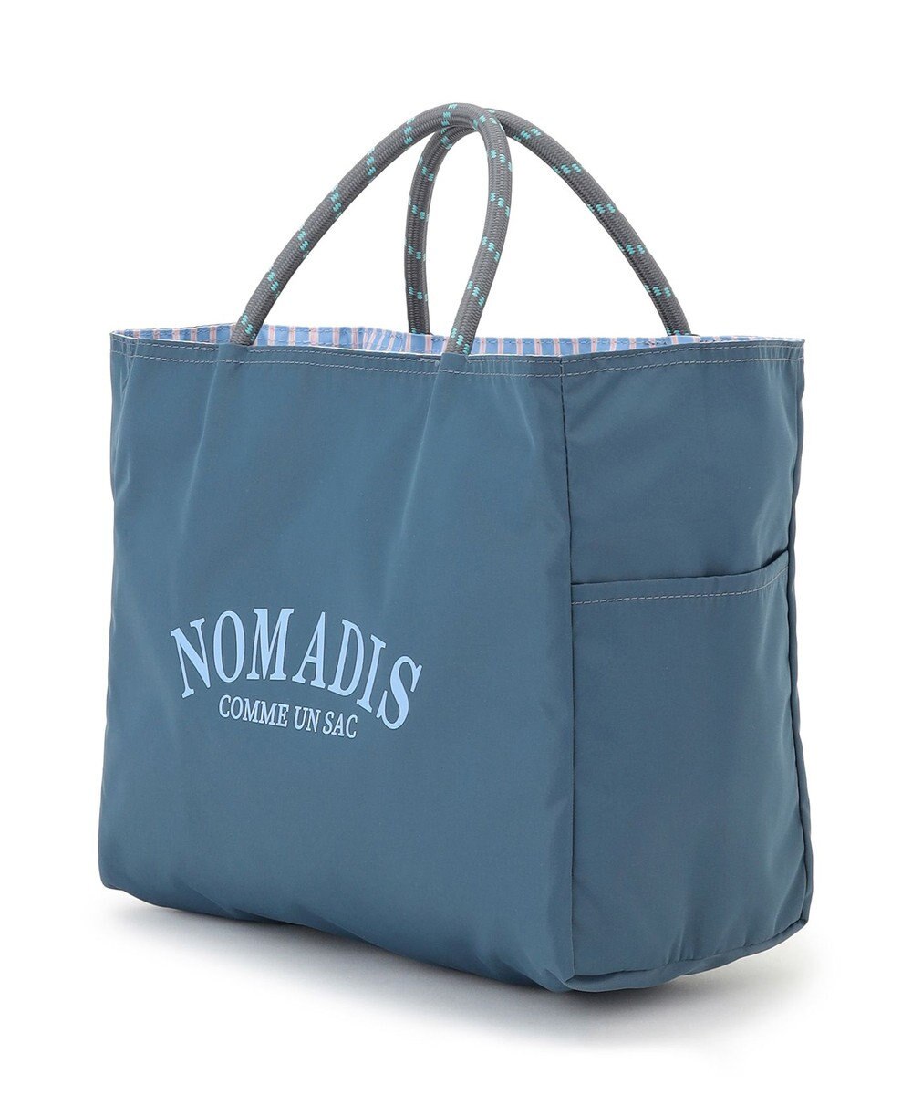 23区 【23区別注/WEB&一部店舗限定】NOMADIS SAC ストライプ ロゴ トートバッグ 