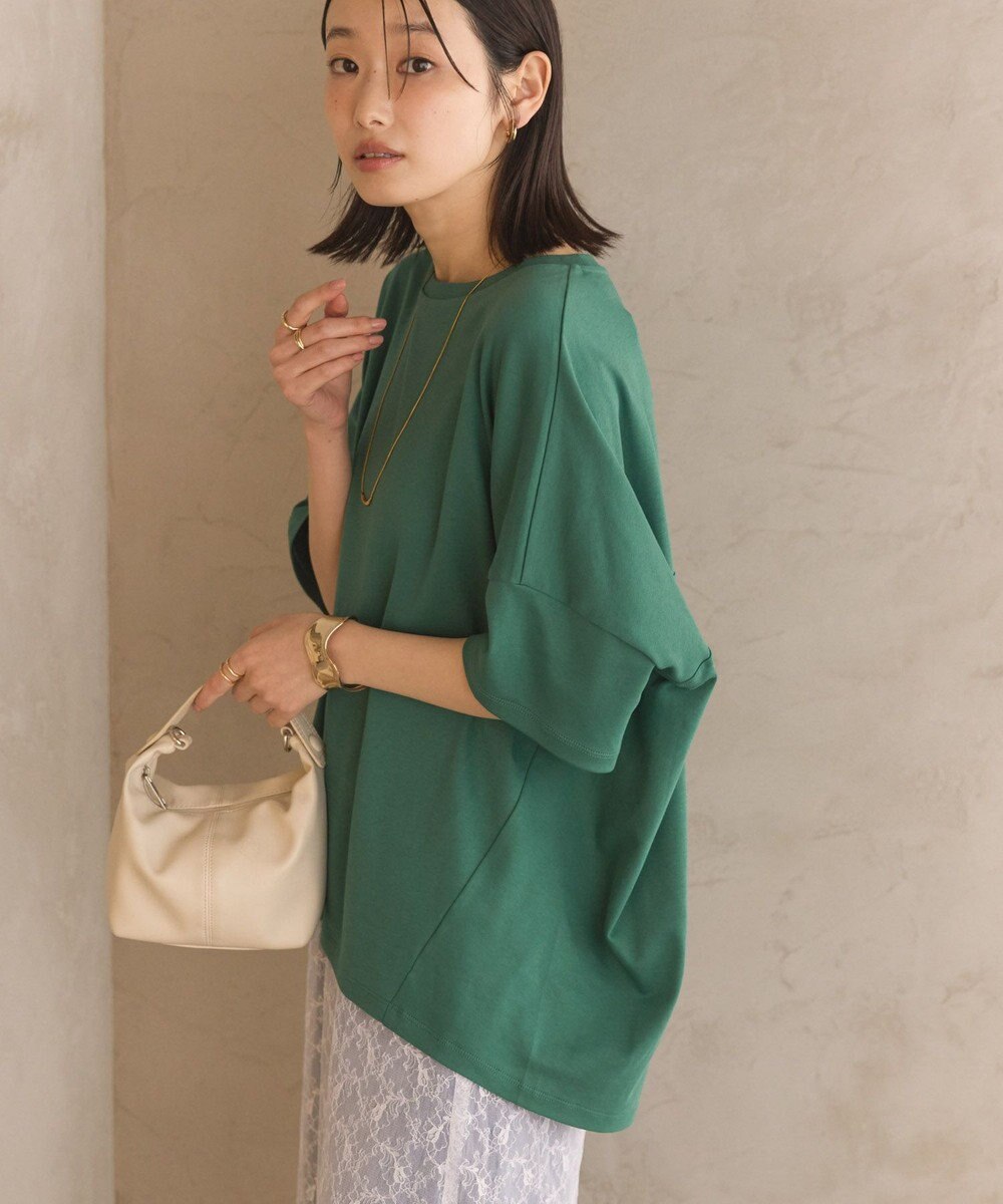 AMERICAN HOLIC 【新色追加】【接触冷感】コクーンシルエットカットソー 