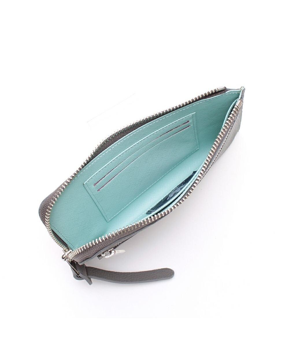 A.D.M.J. 【牛革】モーツァルト/スワロフスキー・クリスタル付オーガナイザーパース(背胴ファスナーポケット） 