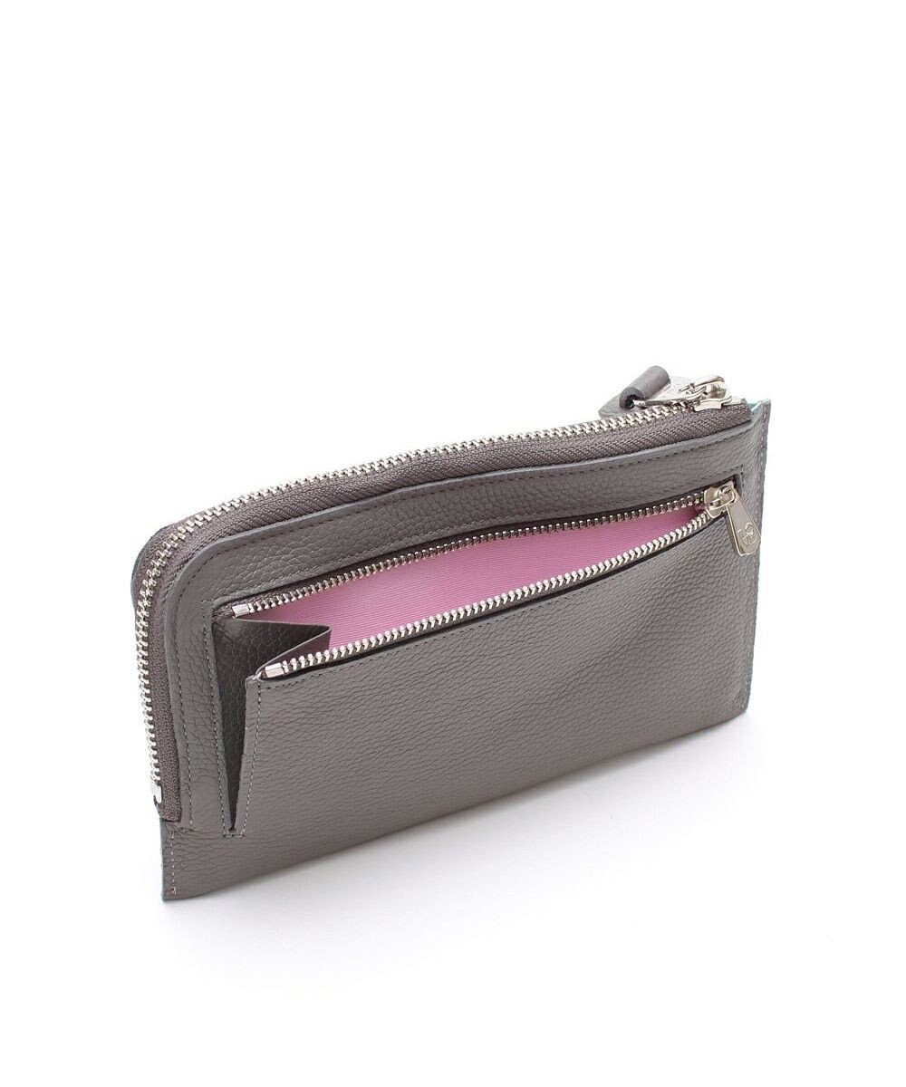 A.D.M.J. 【牛革】モーツァルト/スワロフスキー・クリスタル付オーガナイザーパース(背胴ファスナーポケット） 