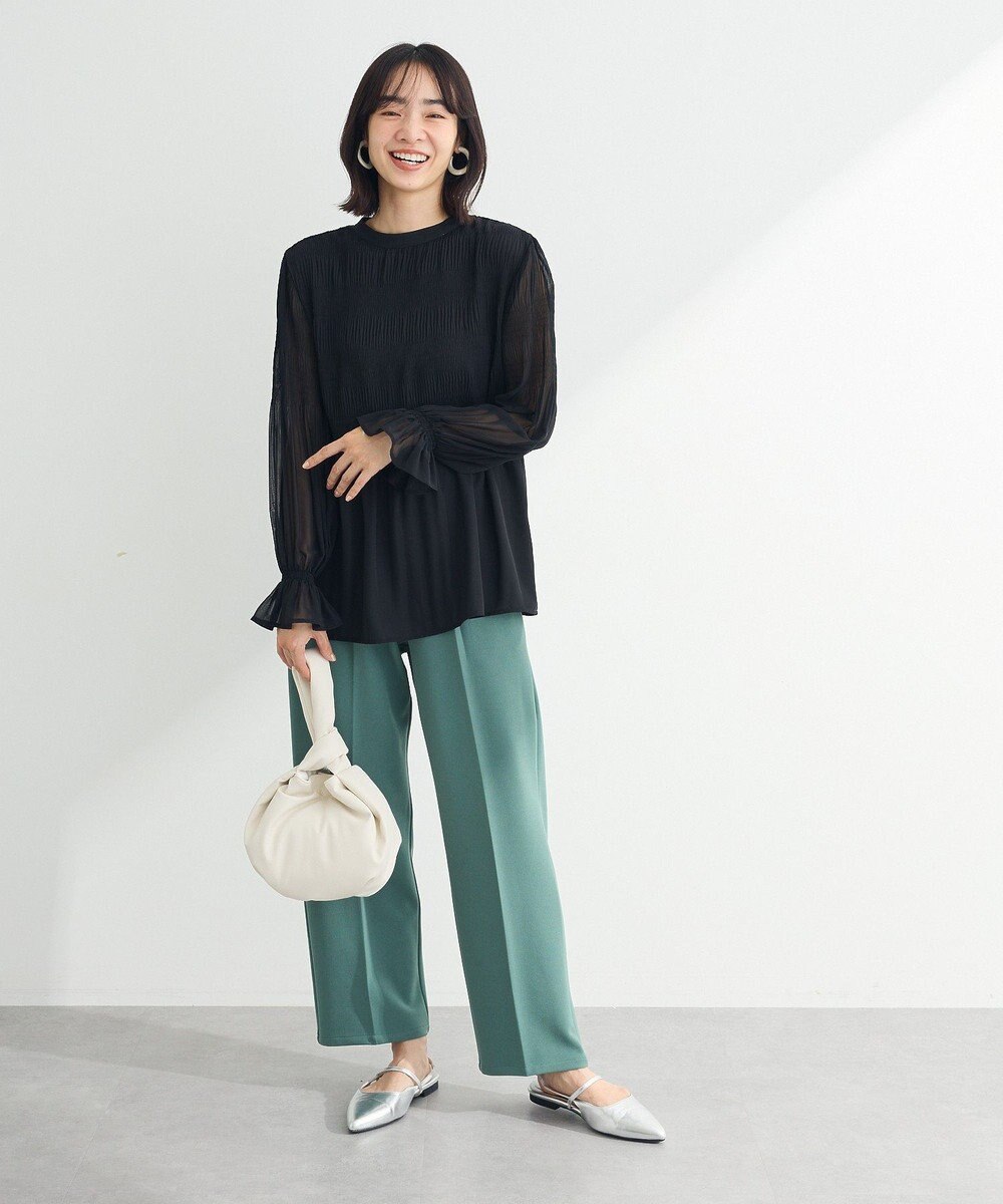 Green Parks ・Ｐｅｔｉｔ　Ｆｌｅｕｒ　タックテーパードパンツ 