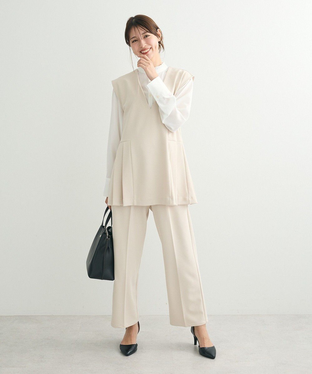 Green Parks ・Ｐｅｔｉｔ　Ｆｌｅｕｒ　タックテーパードパンツ 