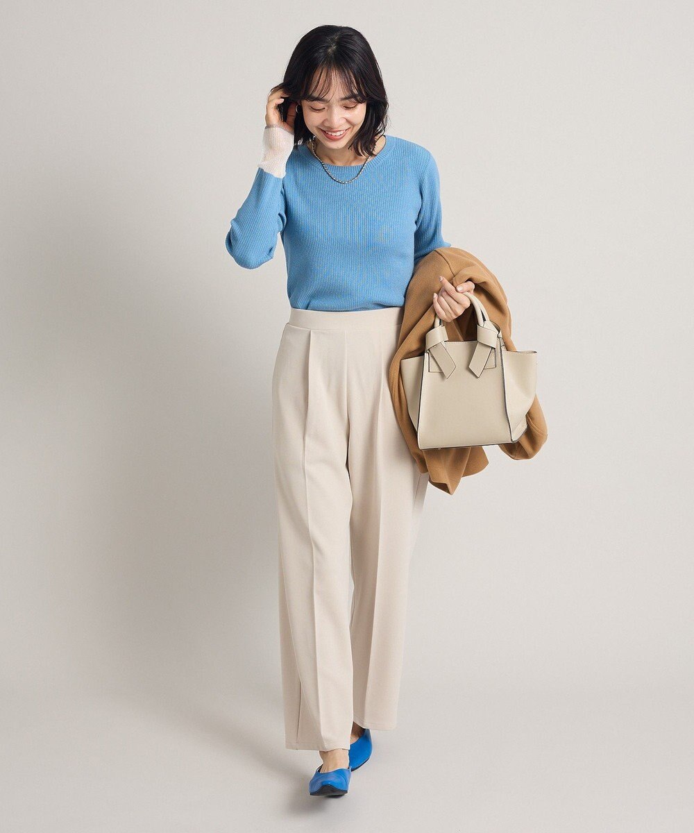 Green Parks ・Ｐｅｔｉｔ　Ｆｌｅｕｒ　タックテーパードパンツ 