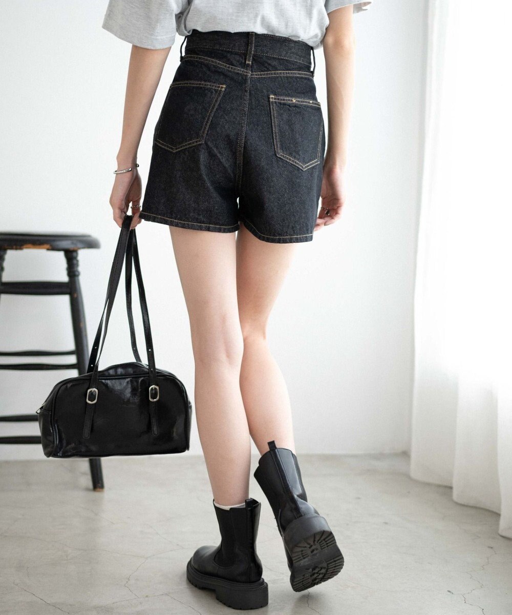 WEGO デニム台形ショートパンツ 