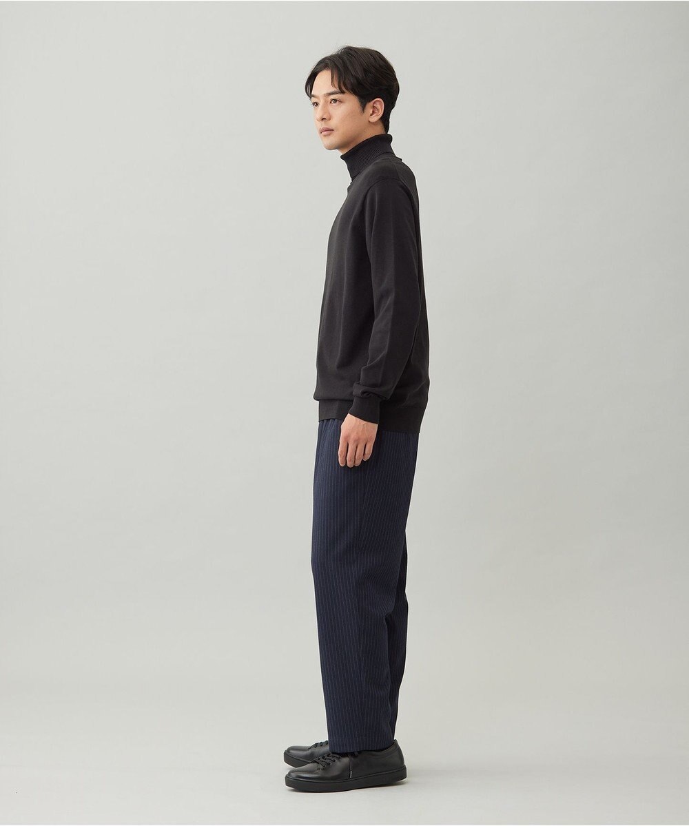 UNFILO MENS 【男女兼用】ソフトサーモ アンチピリングニット タートルネック 