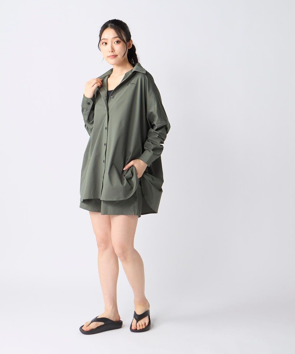 OP／FILA 【Kappa】オーバーサイズシャツ付き 水着4点セット 