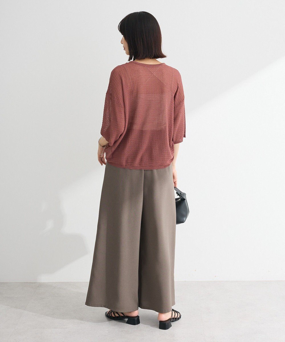 Green Parks ・ＥＬＥＮＣＡＲＥ　ＤＵＥ　シャーリングシアーニット 