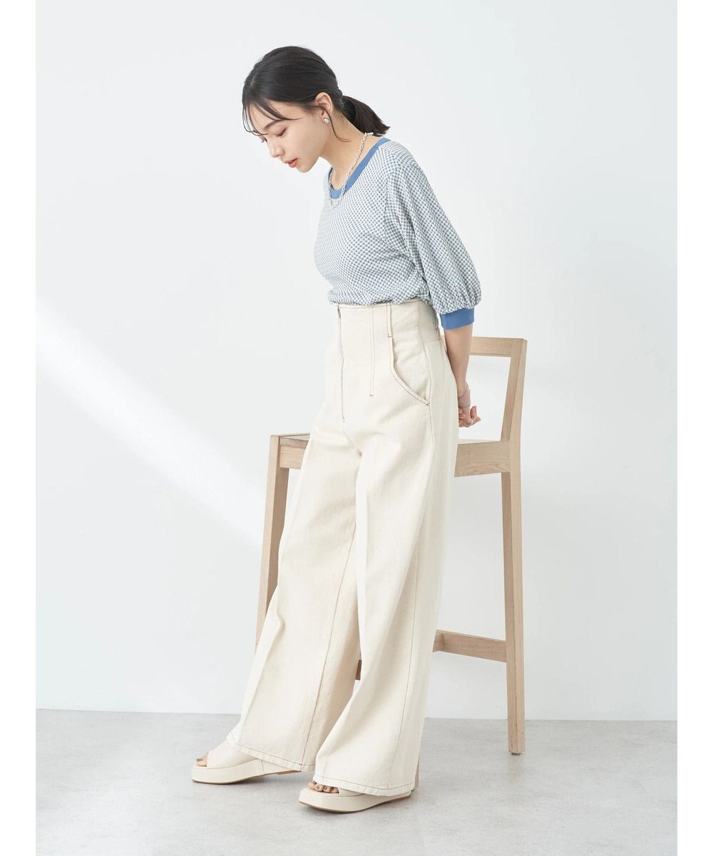 earth music&ecology ギンガムパフＴＥＥ 