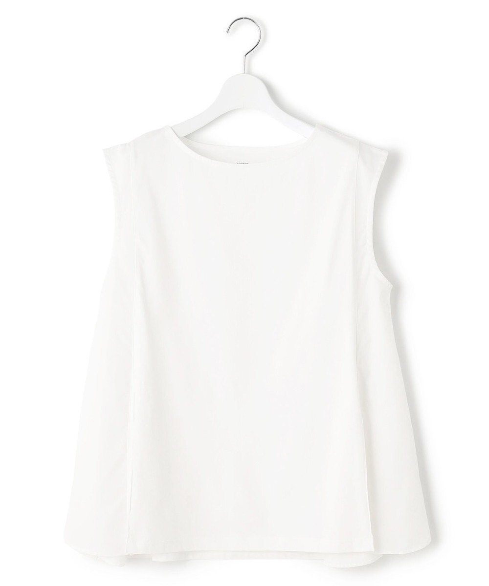 J.PRESS YORK STREET 【WOMEN】ファブリックポイント ノースリーブプルオーバー 