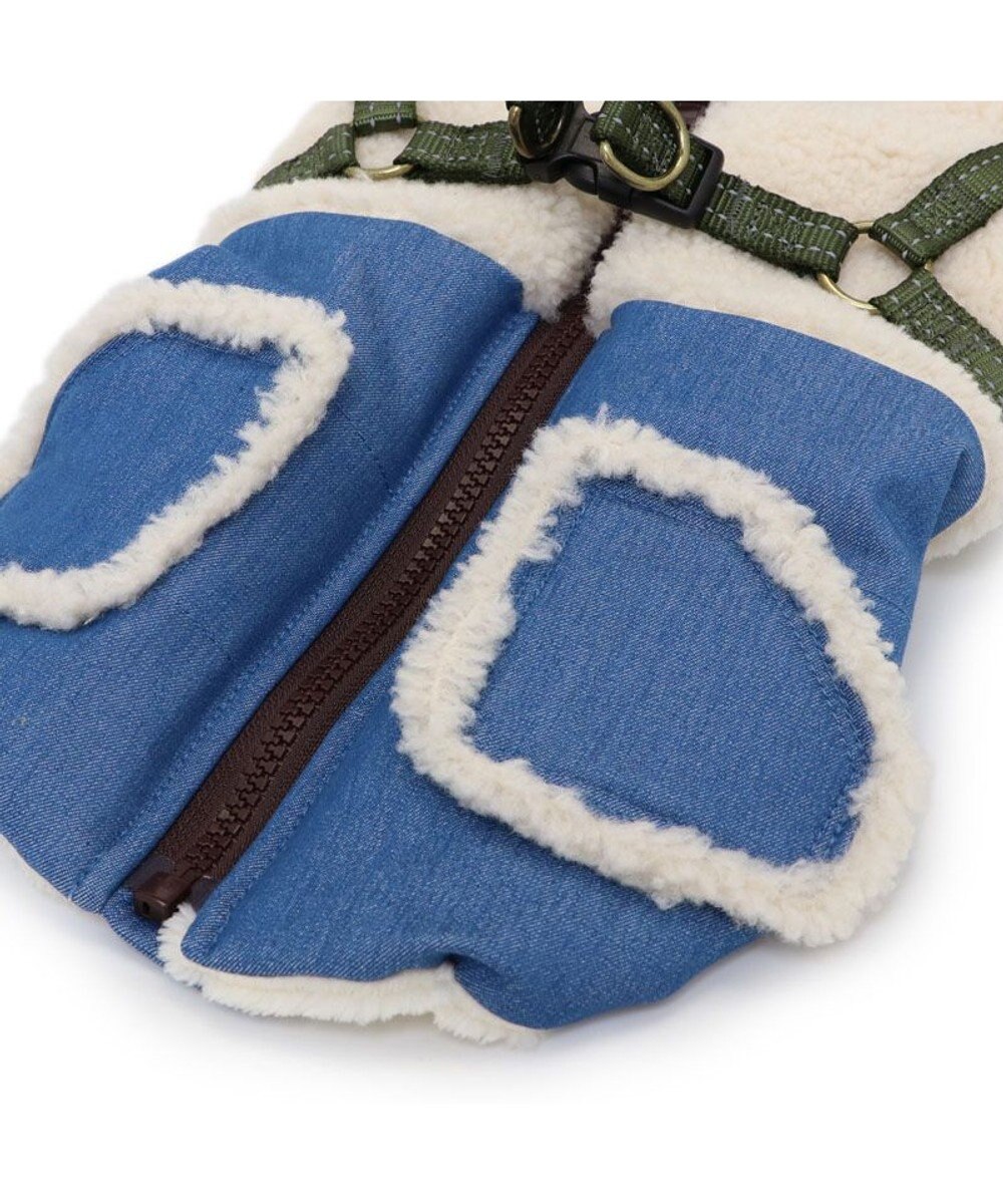 PET PARADISE ペットパラダイス デニム アウターハーネス 小型犬 