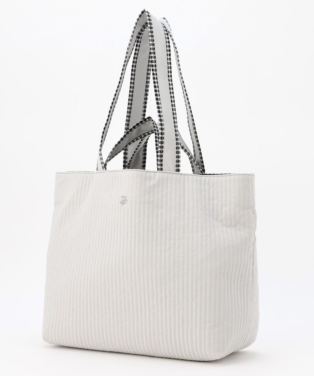 J.PRESS LADIES 【WEB限定・リバーシブル】キルティング トートバッグ 