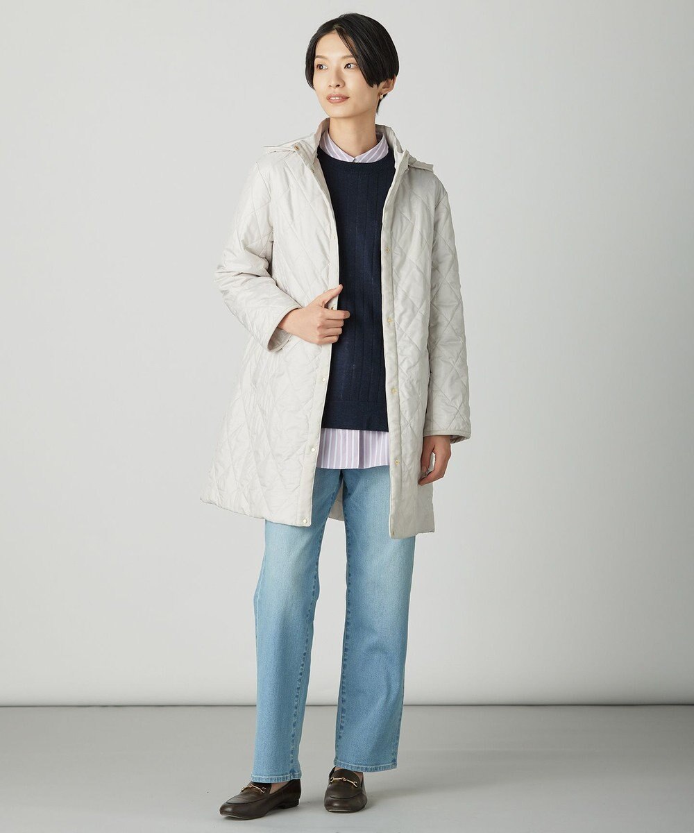 J.PRESS LADIES L 【洗える】BASIC STRETCH DENIM ボーイフィット デニム 