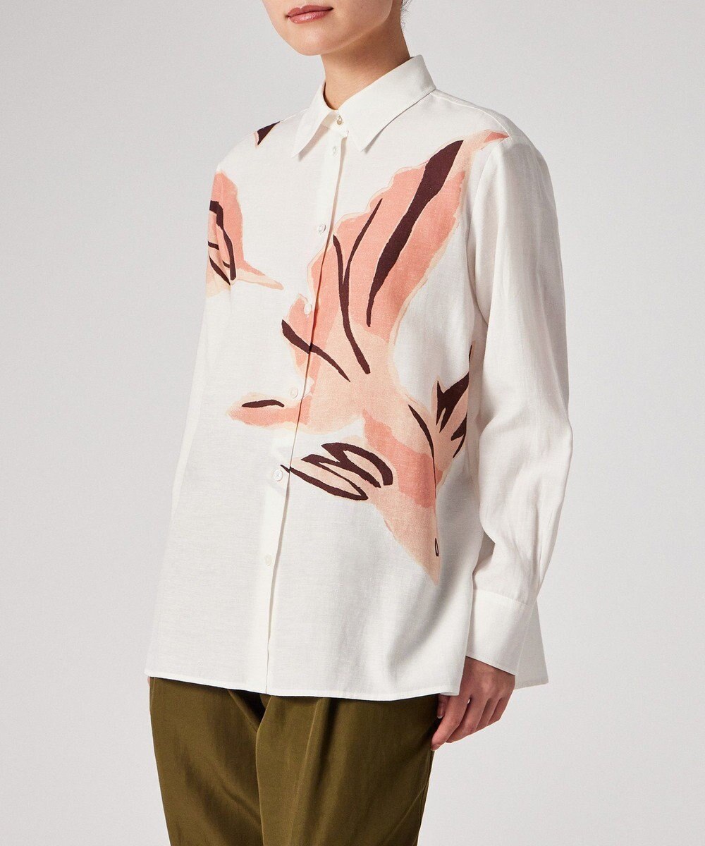 Paul Smith La Peche パネルプリント シャツ 