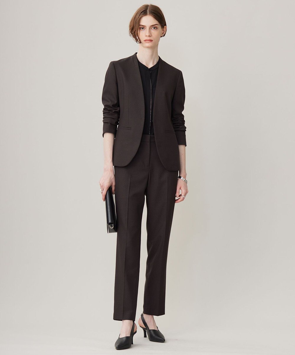 ICB 【洗える】コンパクトモクロディ バンドカラーカットソー［ボールチェーン］ 