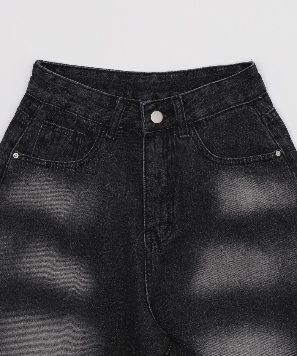 WEGO バックフラップポケットデニムハーフパンツ 