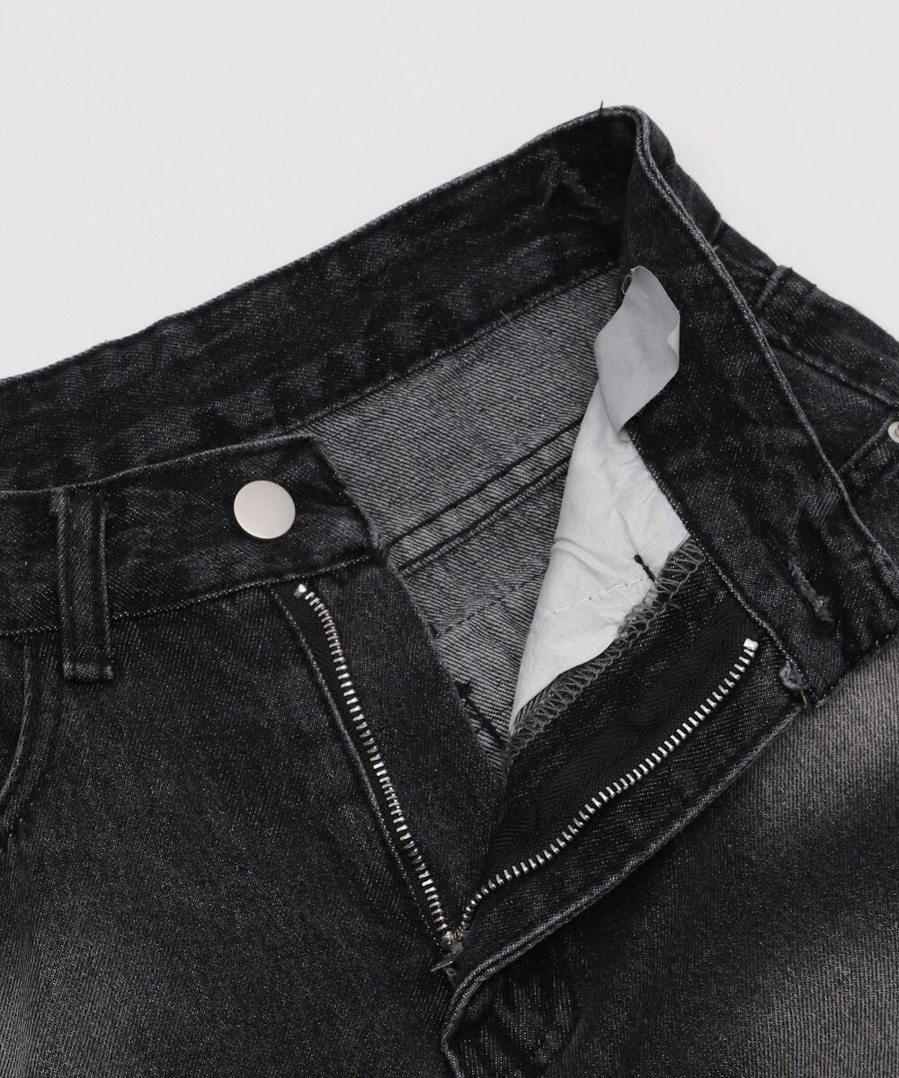 WEGO バックフラップポケットデニムハーフパンツ 