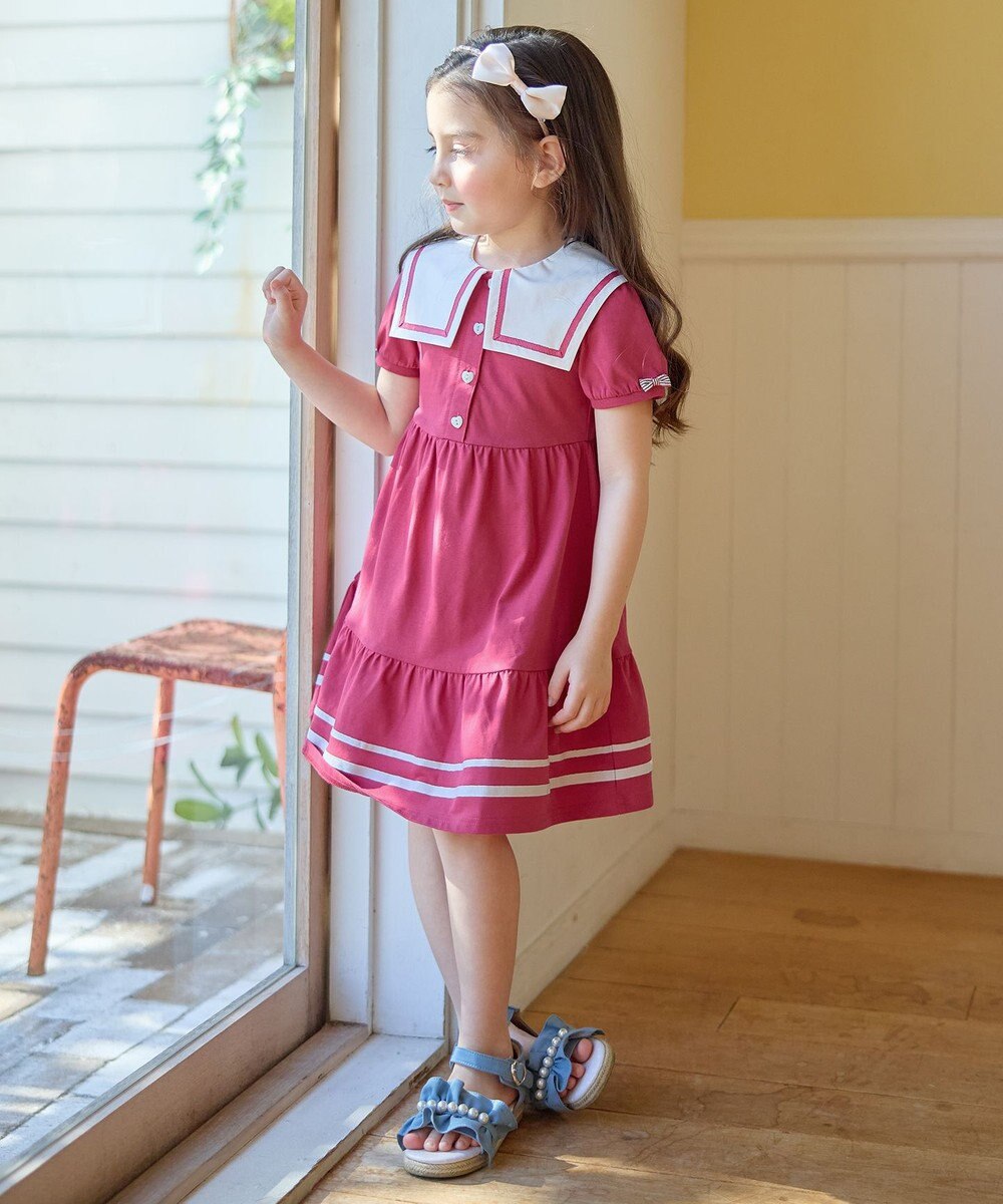 ANY KIDS セーラーカラー ワンピース 