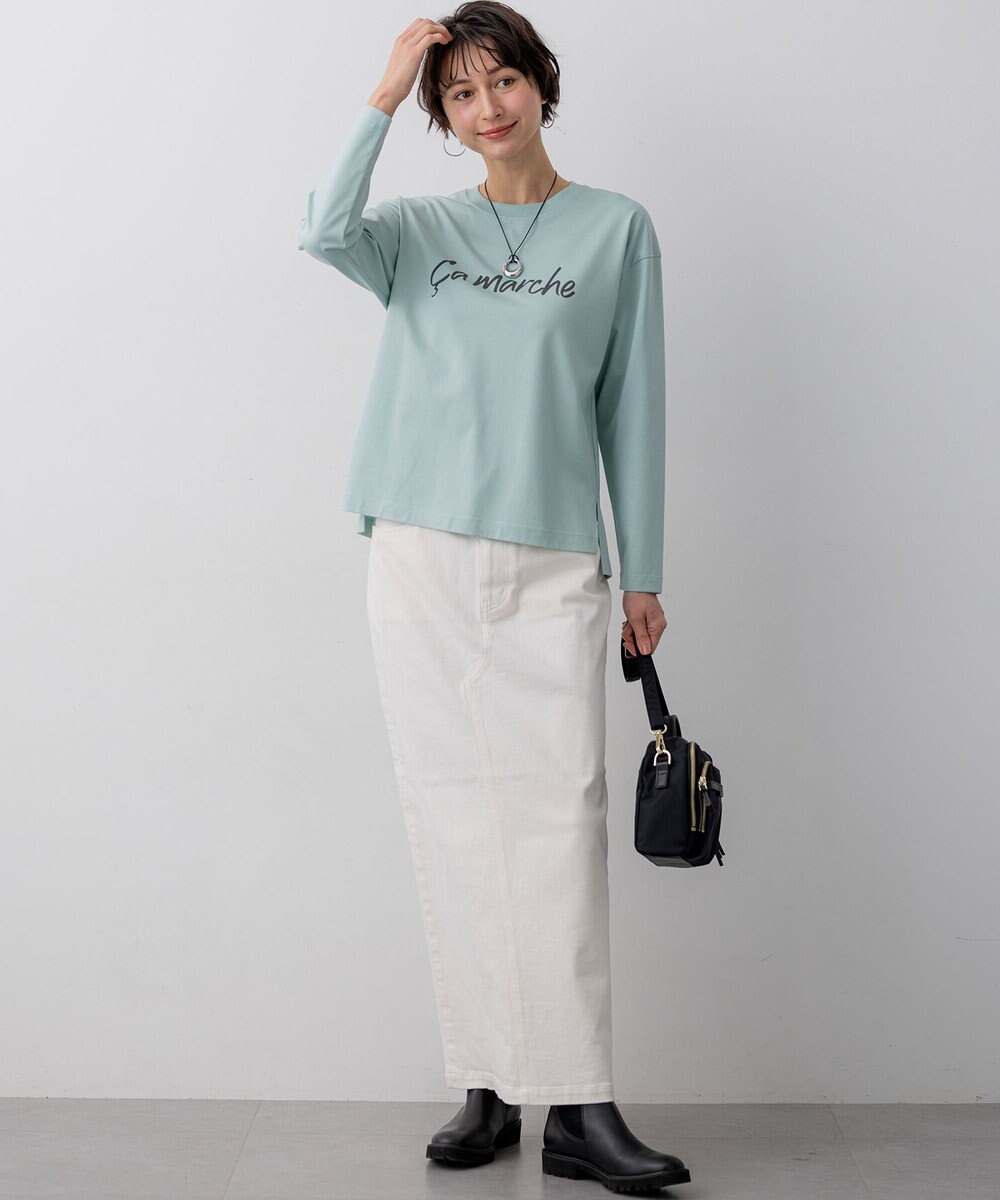 23区 L 【先行予約】23区DENIM Iライン デニムスカート 