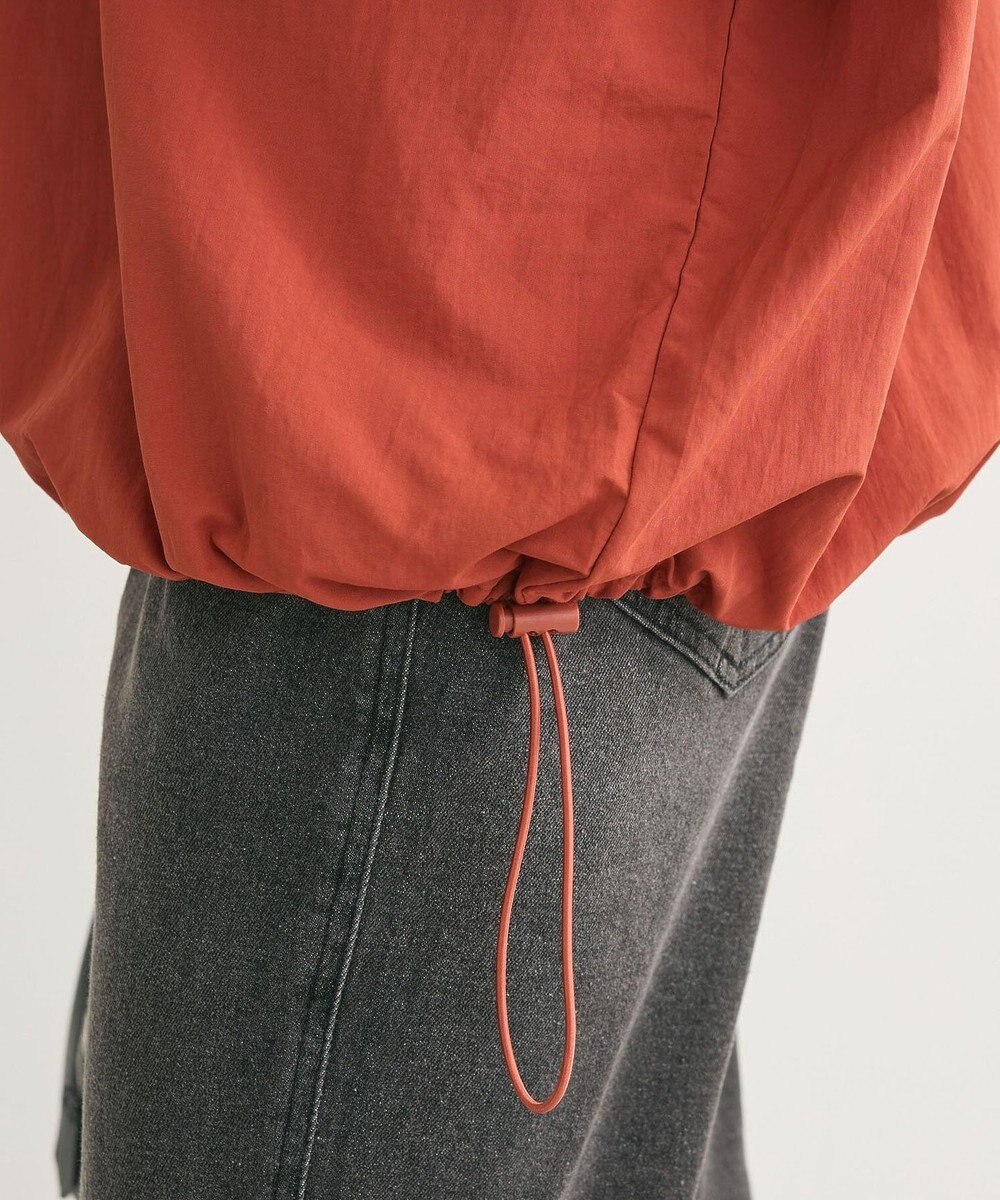 Green Parks ナイロンロゴＶネックプルオーバー 