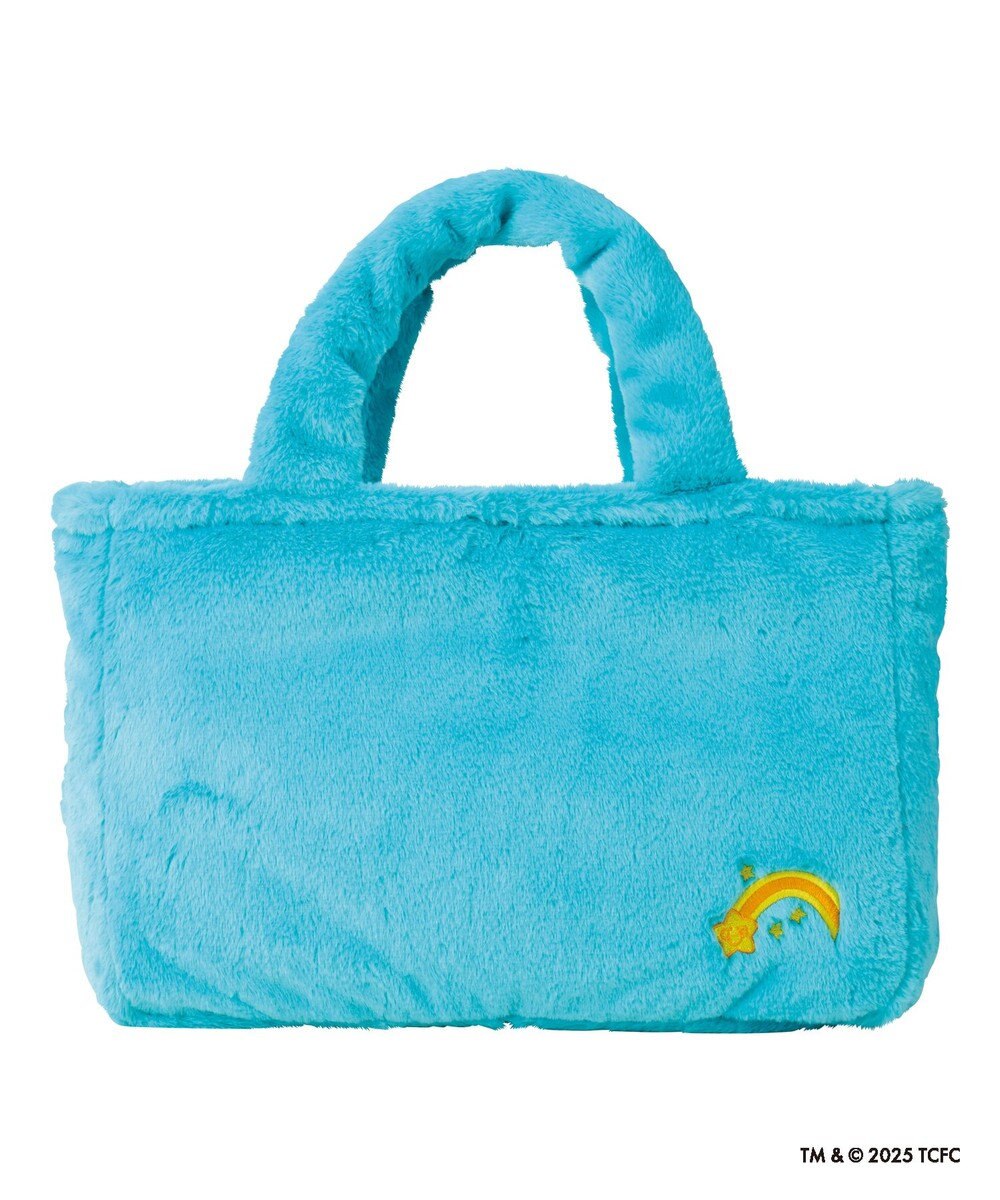 MOONBAT Care Bears(ケアベア) フェイクファーバッグ A4サイズ 手洗い可能 