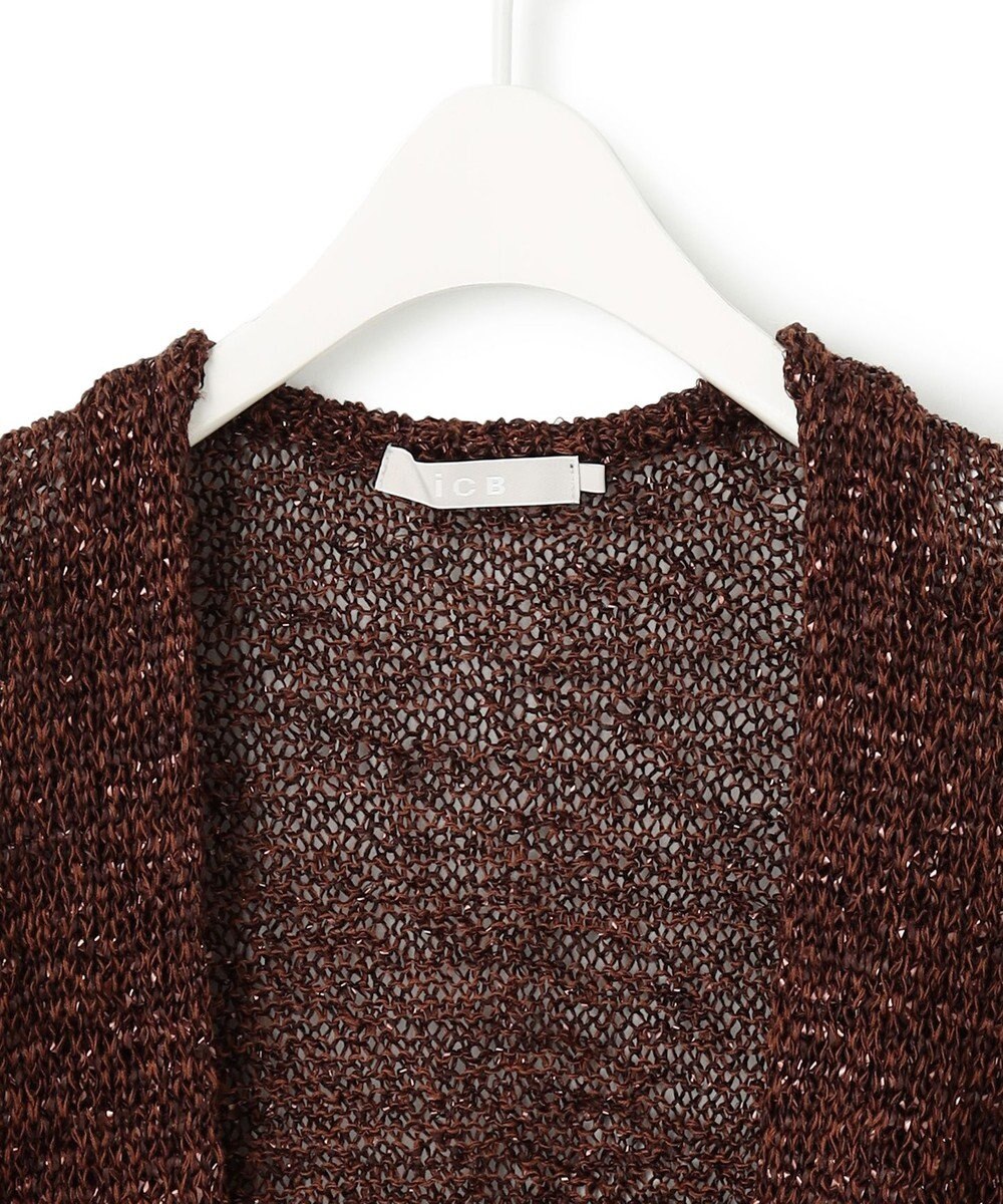 ICB L ルレックスペーパーテープ カーディガン 