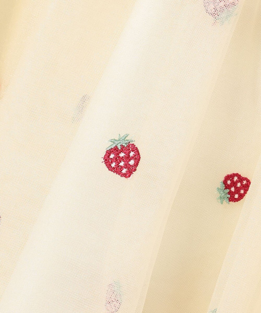 ANY KIDS 【Strawberry Collection】総刺繍 いちごチュールスカート 