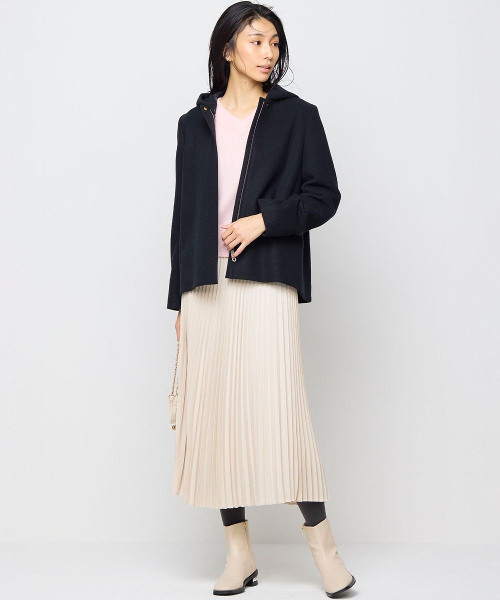 組曲 L 【2WAY】ウールモッサ ショートコート 