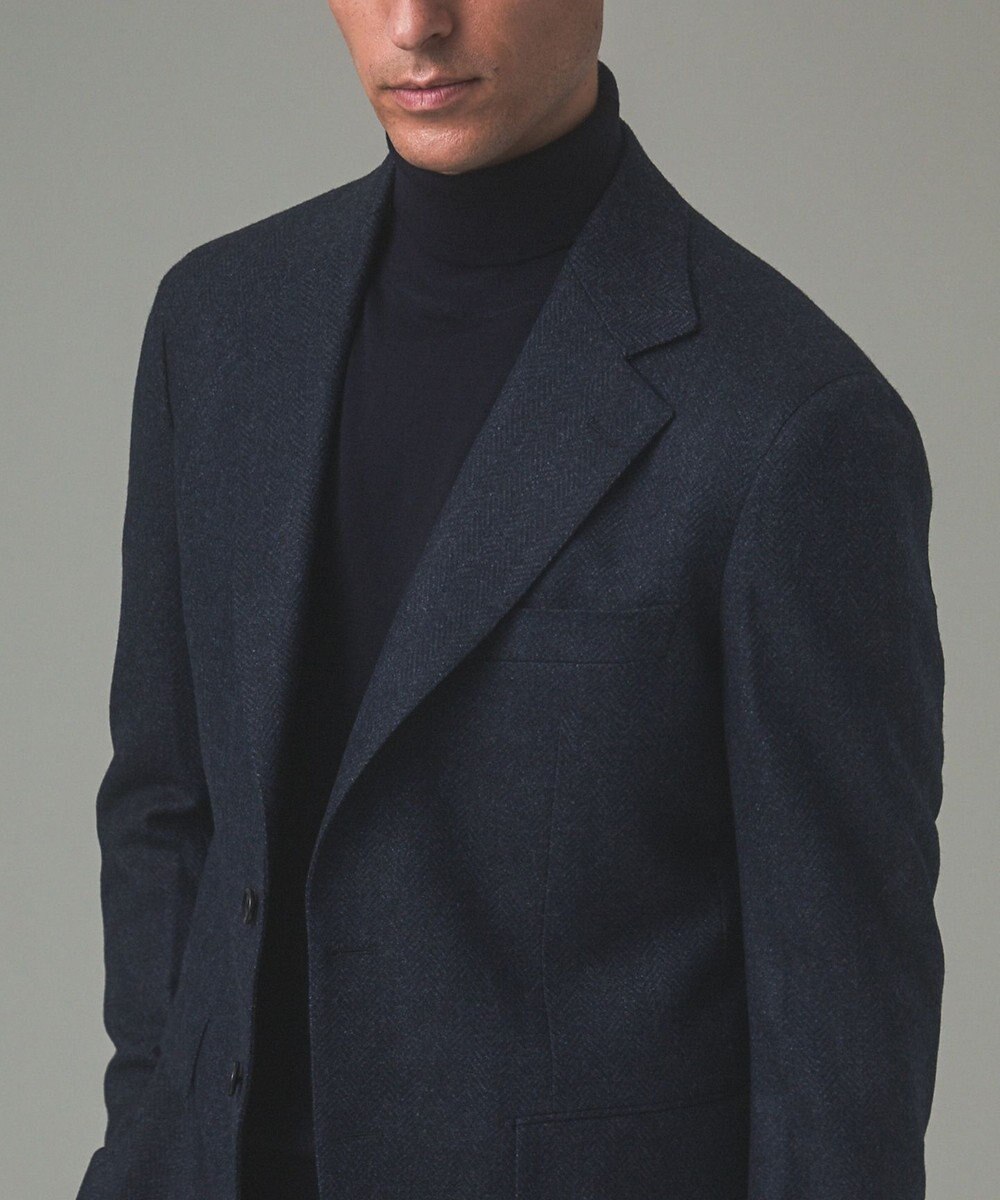 GOTAIRIKU 新色追加【一部ストレッチ】カシミヤブレンド 定番ツイードジャケット(25年モデル) 