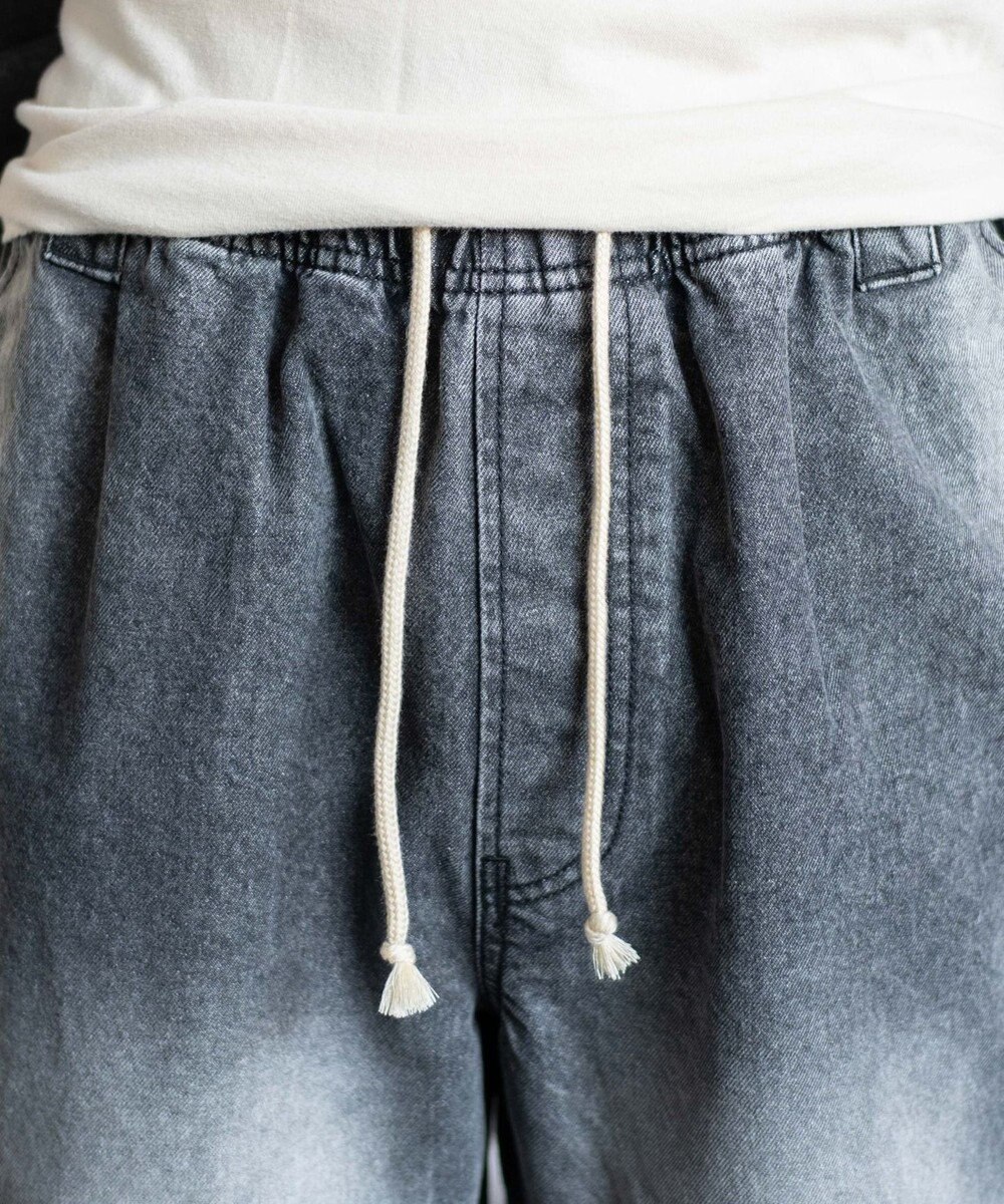 WEGO 【ウエストゴム/MLサイズ展開】ージーダブルニーパンツ 