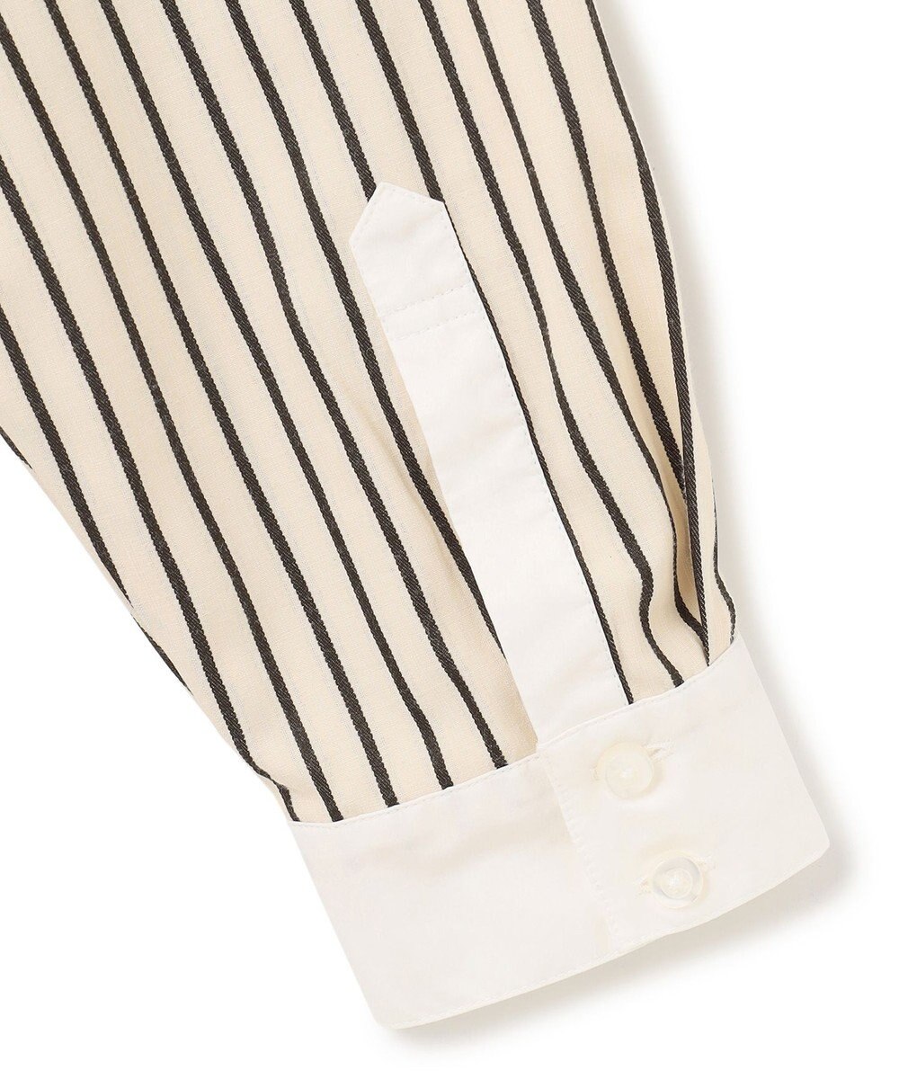 J.PRESS YORK STREET 【WOMEN】コットンタイプライター バンドカラーブラウス 