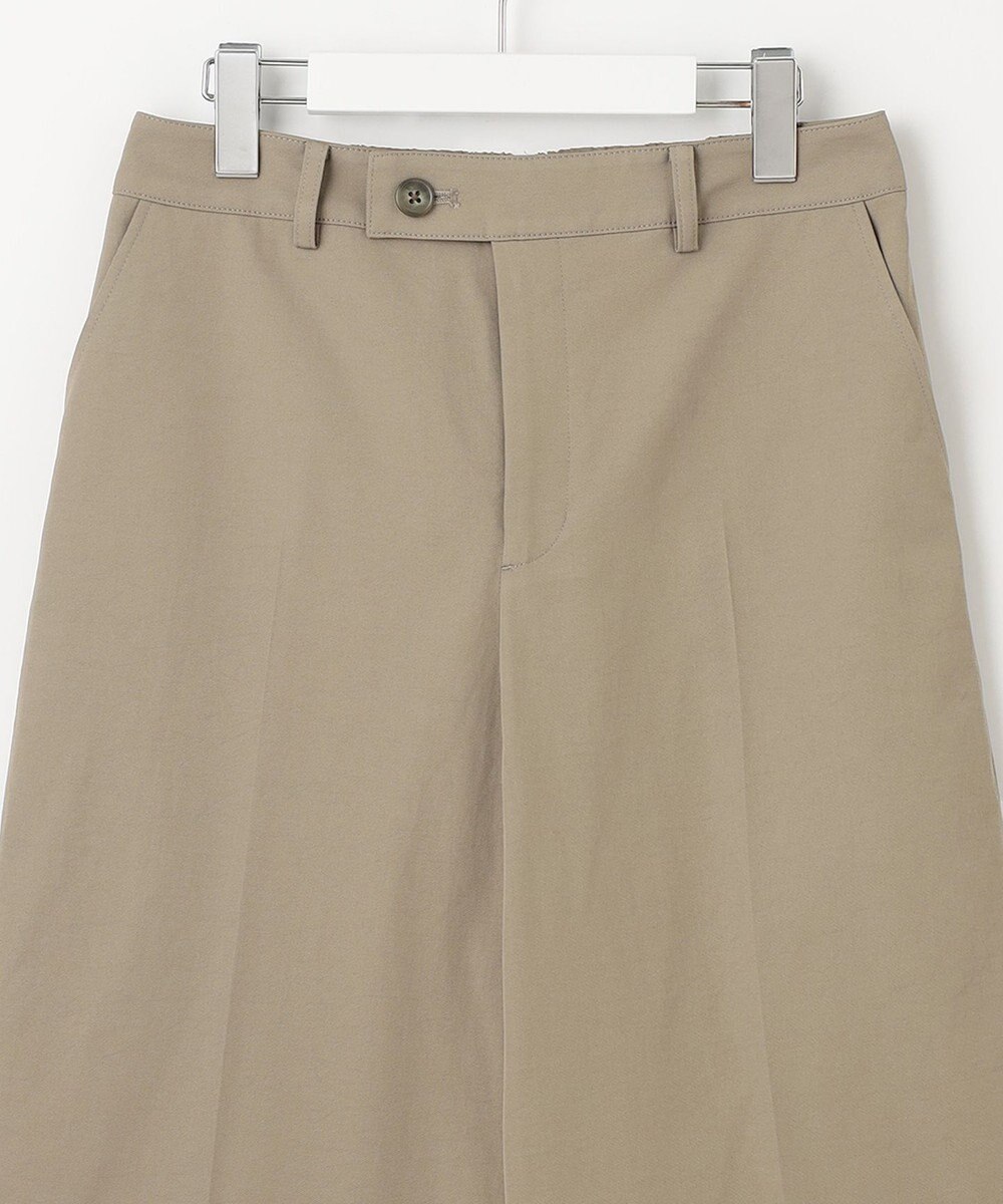 J.PRESS LADIES 【洗える・吸水速乾】コットン麻シェルドライ クロップド パンツ 