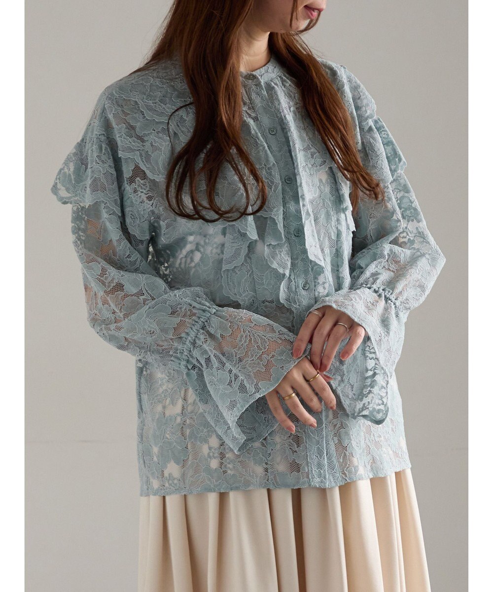 Te chichi レースフリルレイヤードブラウス《2025winter catalog item》 