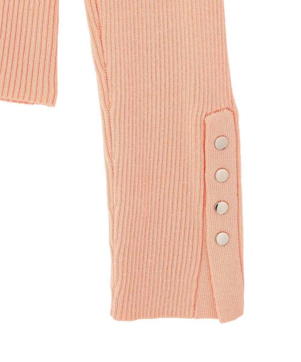 Green Parks 袖口金釦リブニットプルオーバー 