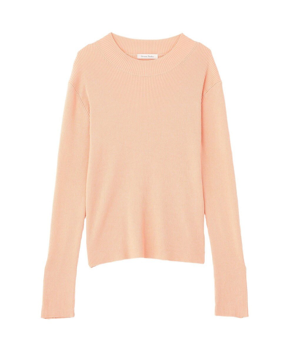 Green Parks 袖口金釦リブニットプルオーバー 