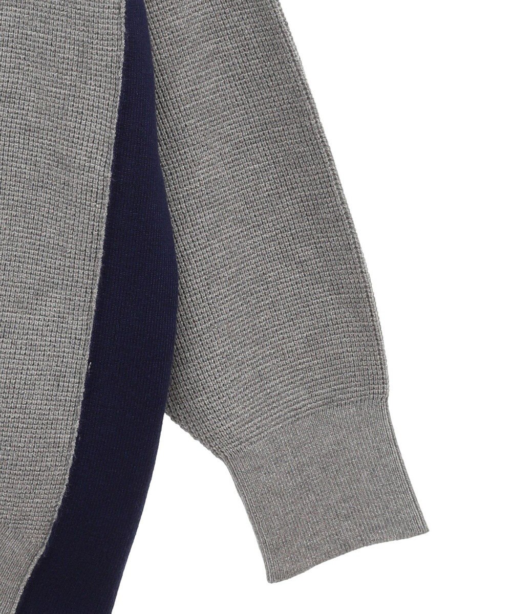 CRAFT STANDARD BOUTIQUE 洗える/とてもち配色ニットプルオーバー/24AW 