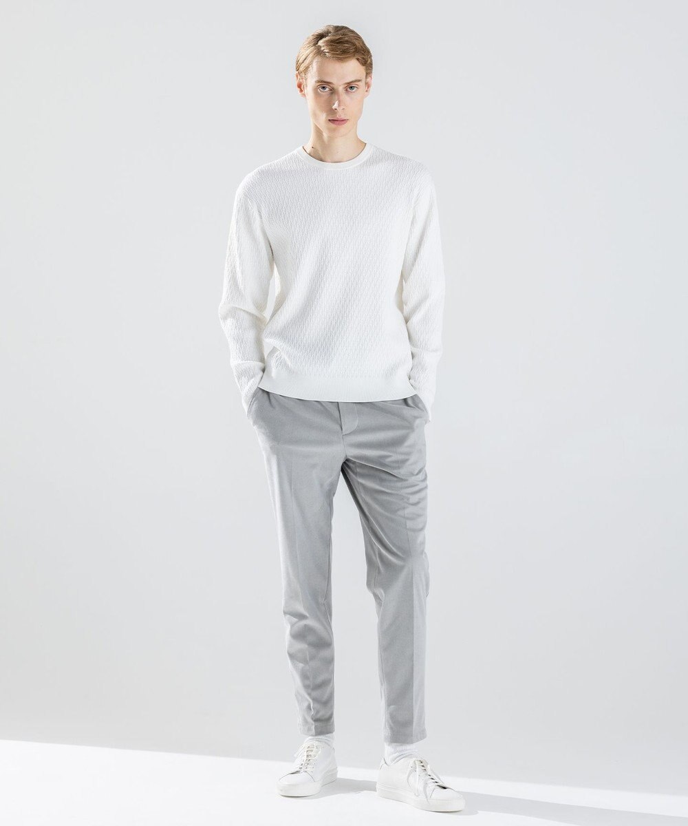 JOSEPH HOMME 【新柄】 ヴィスコースリンクス　クルーネックニット 